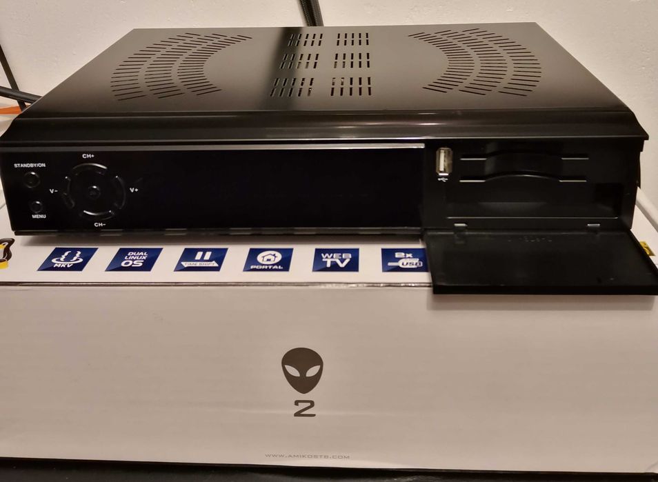 сателитен приемник amiko alien2 с хибриден тунер