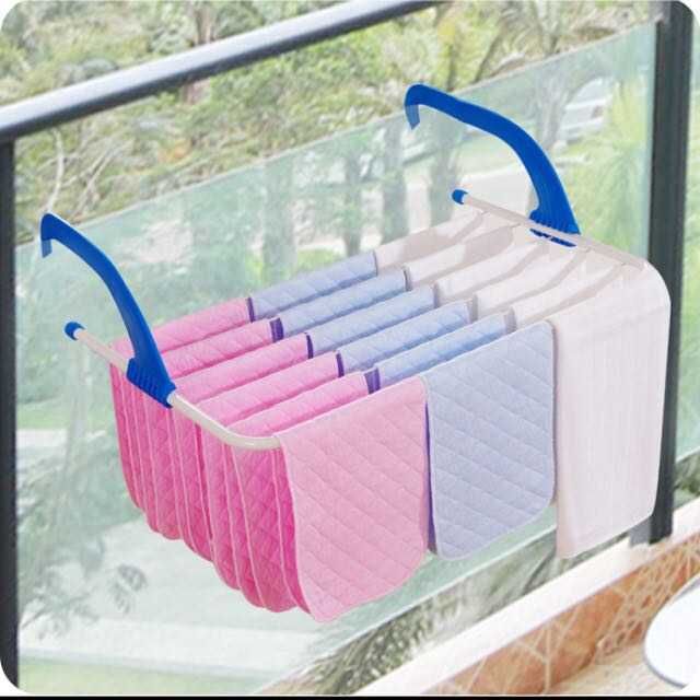 Сушилник за окачане на перваз или парно  - простор за дрехи 55 х 35 см