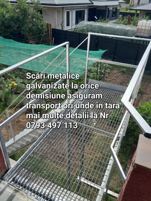 Scări metalice galvanizate la orice demisiune asiguram transport ori u