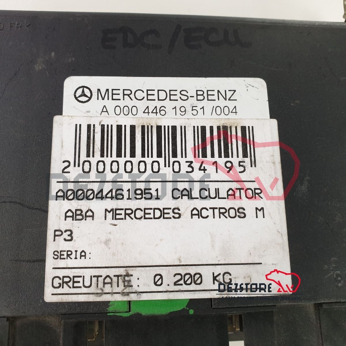 Calculator ABA Mercedes Actros MP3 (A0004461951)