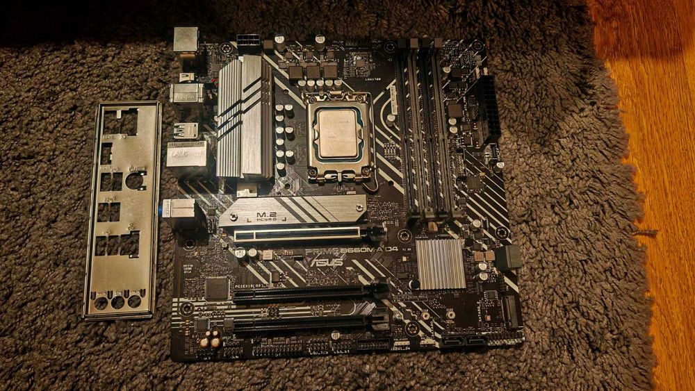 Intel i5-12400, 6 Cores + ASUS PRIME B660M-A + Охладител