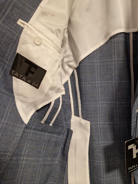 Sacou barbati Tata si fiul nou cu eticheta