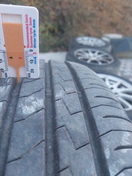 Гуми 16 цола с джанти за Мрцедес  С клас W203 В203 205/55/16 7Jx16H2