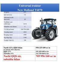 Traktor New Holland T6070  Subsida bor