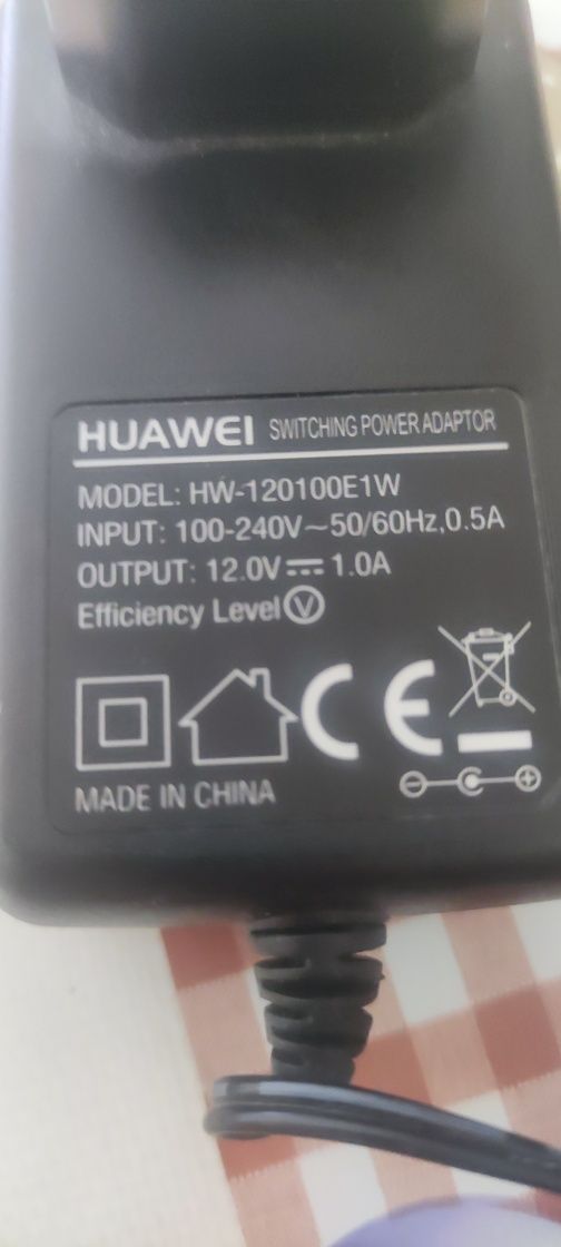 Incarcator Huawei, putere 12V, 1.5A, mufa 5.5mm*2.5mm, negru, 50g