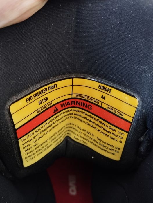 Wakeboard boots and bindings / Уейкборд обувки и автомати Jobe Evo ,44