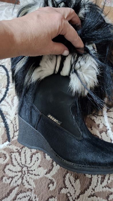 Женские сапоги мехавые р.40