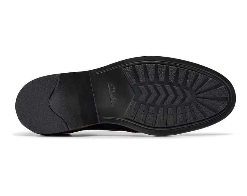 Pantofi Clarks | Barbati | Piele | Brogue | Bleumarin | 44 / 9.5