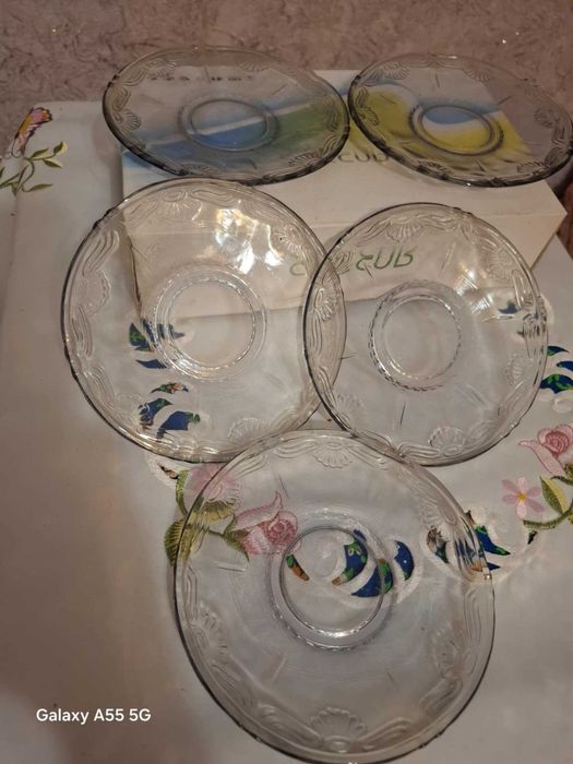 Сервиз синъо стъкло