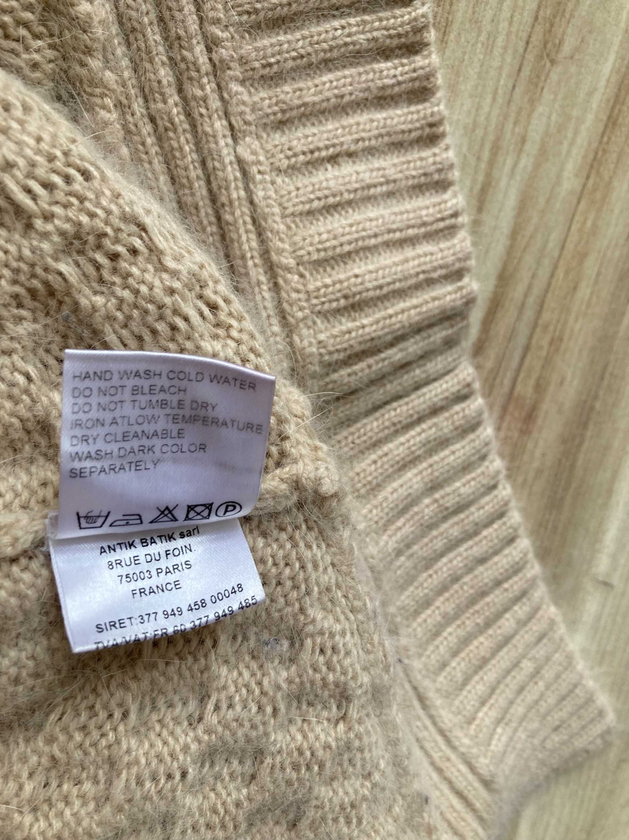 Antik Batik 100% Angora женски пуловер от ангора размер 42 / L