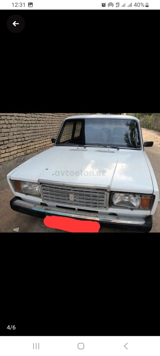 Vaz 2107 sotiladi