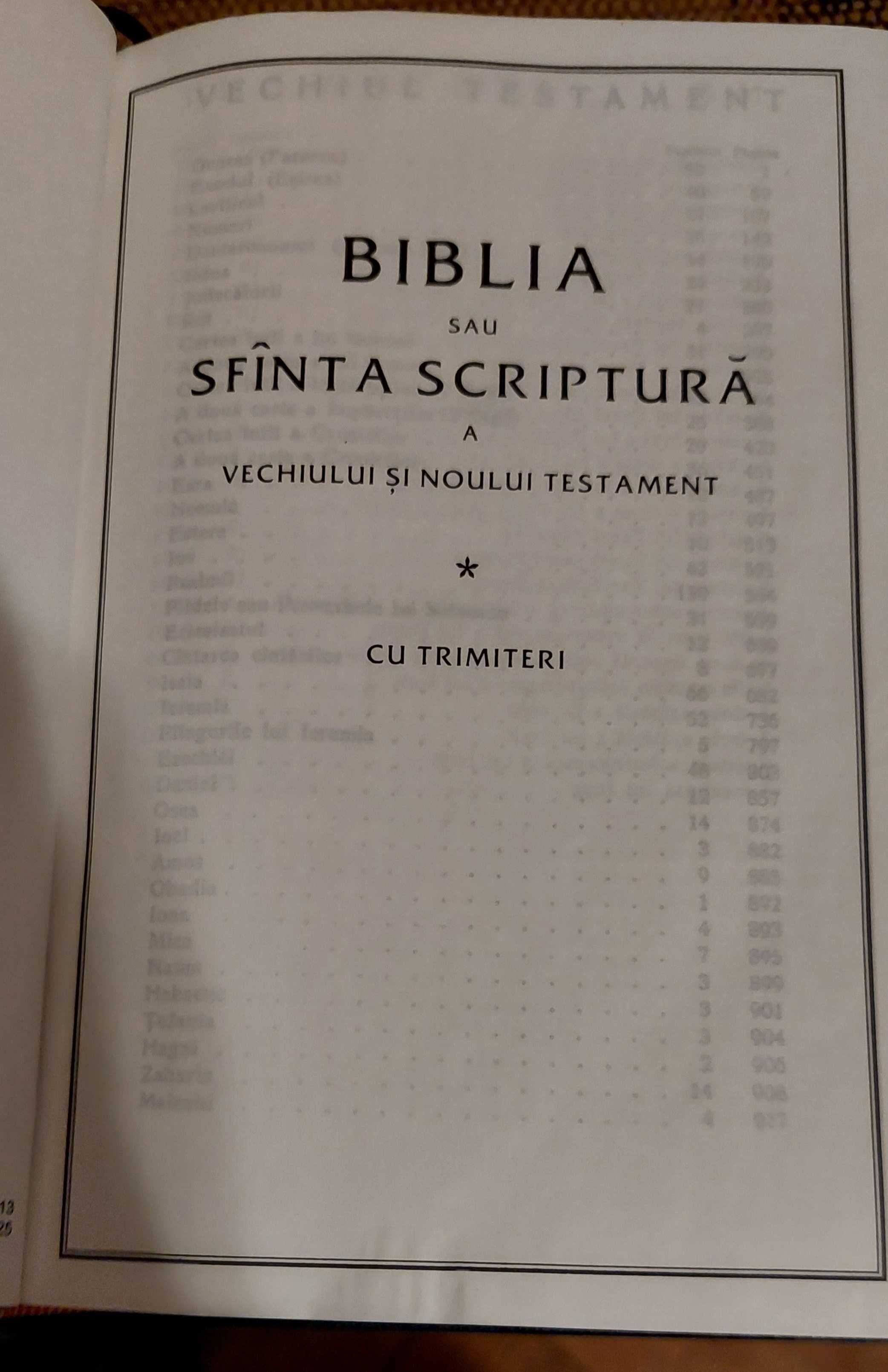 Biblia sau Sfanta Scriptura a Vechiului si Noului Testament