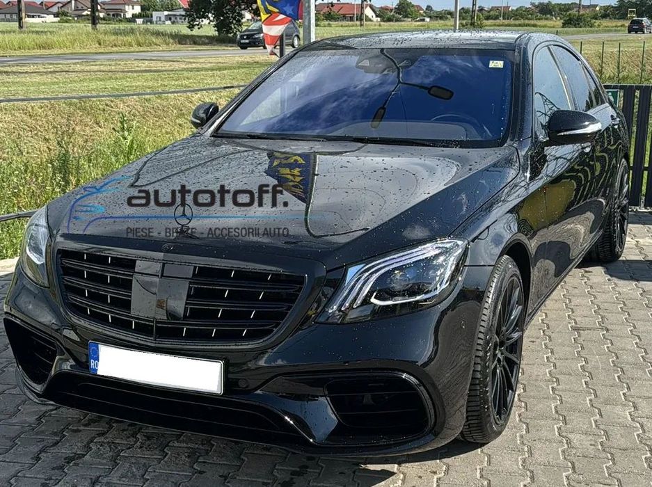 Grila Mercedes S-Class W222 (2013-2020) Black Facelift Design