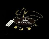 Bijuteria Royal lant din aur 14k 1.01 gr