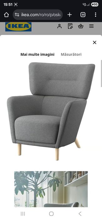 Fotoliu Ikea Oskarshamn NOU