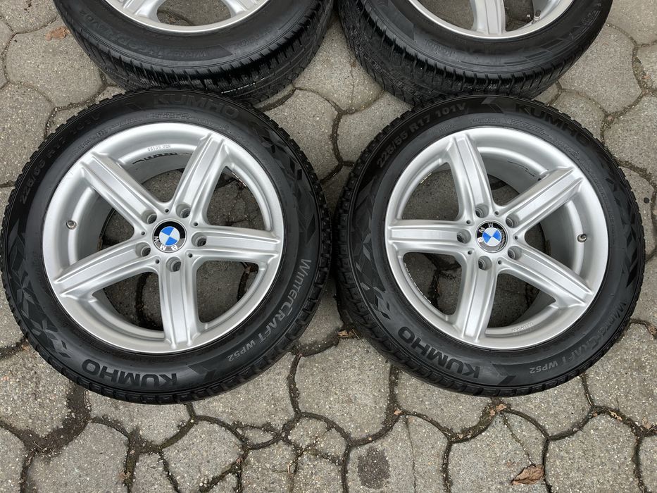 Jante aliaj 5x120mm, anvelope iarna 225/55 R17 BMW E60, E61 F10 F11 GT