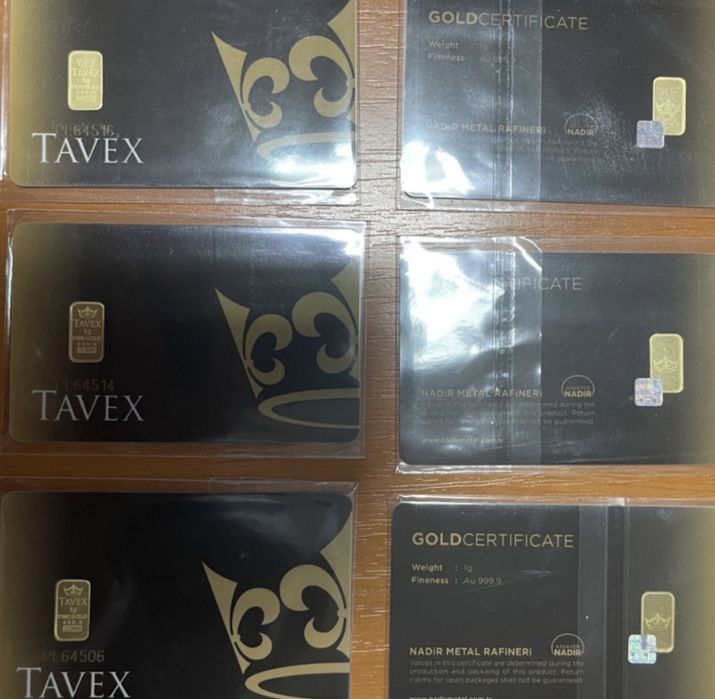Златно кюлче Тавекс/Tavex