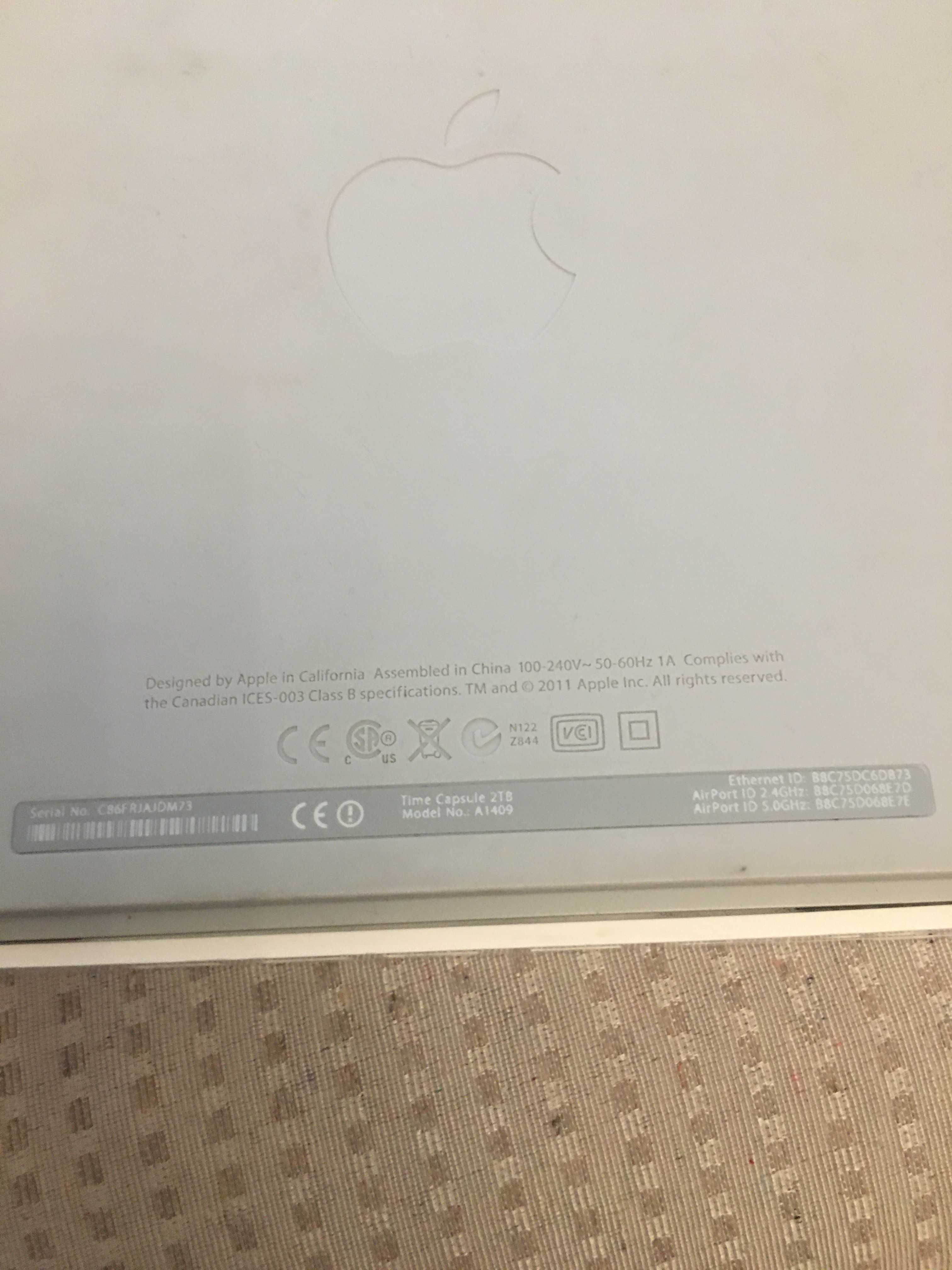 ruter apple A1409 2 Tb