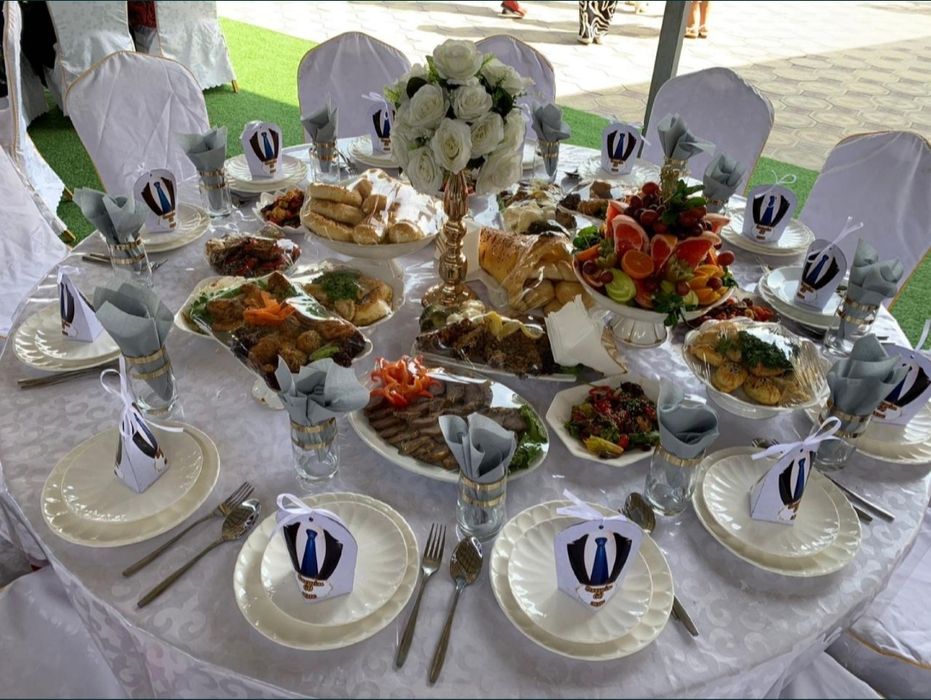 Прокат Аренда Пасуда Казан Ошак Титан Стол Стулья Юрта Киіз үй