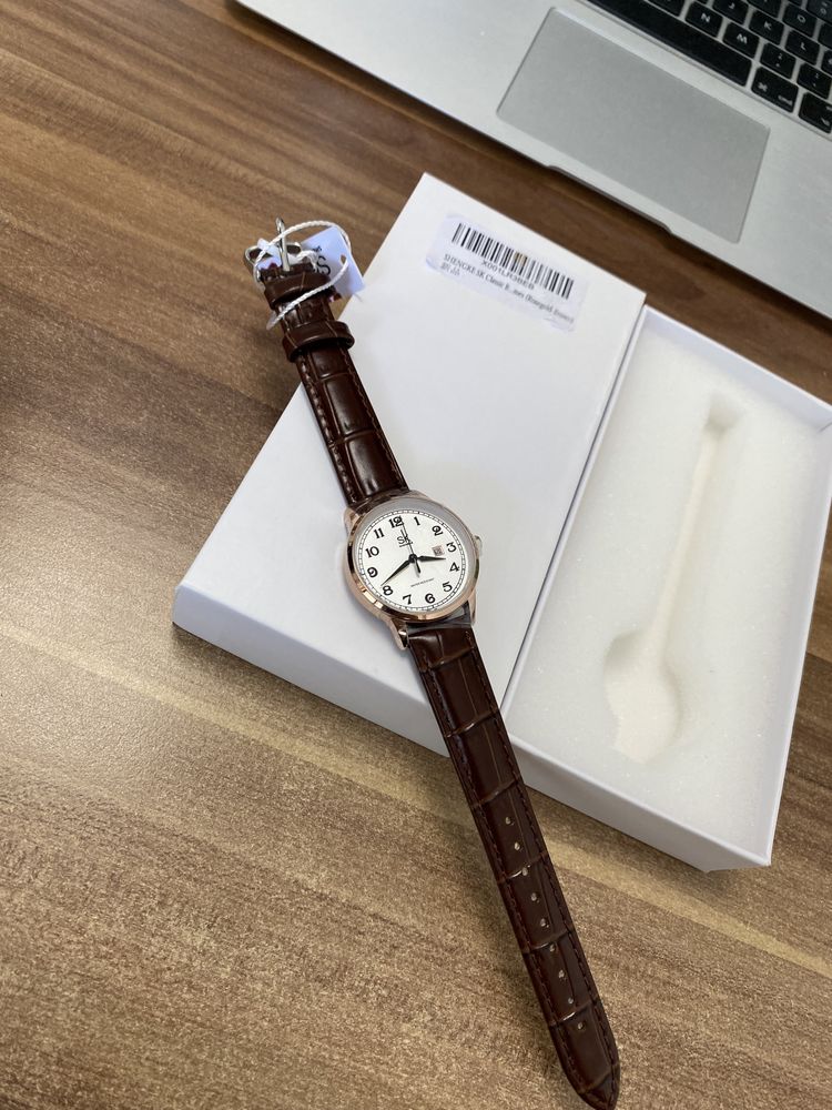 Ceas SHENGKE SK Classic / Rosegold - Brown / Nou
