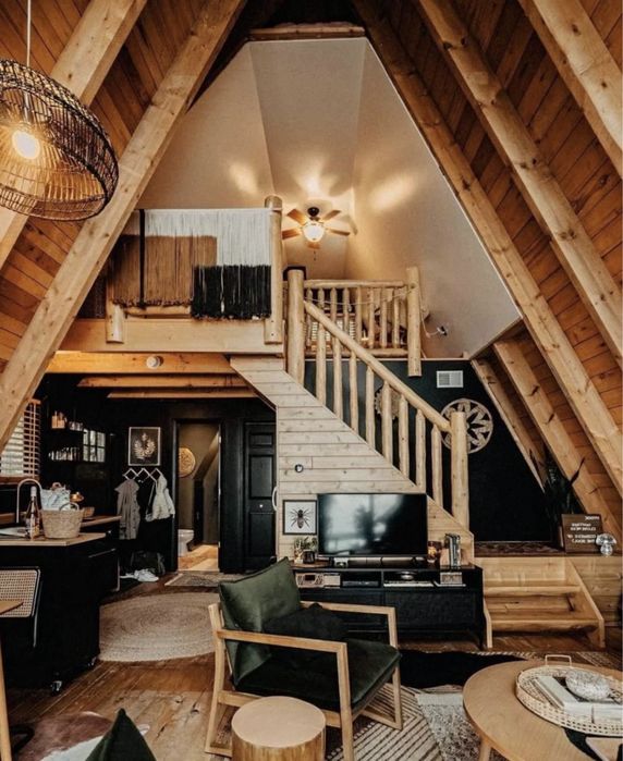 Vand cabane tip A -frame la gata