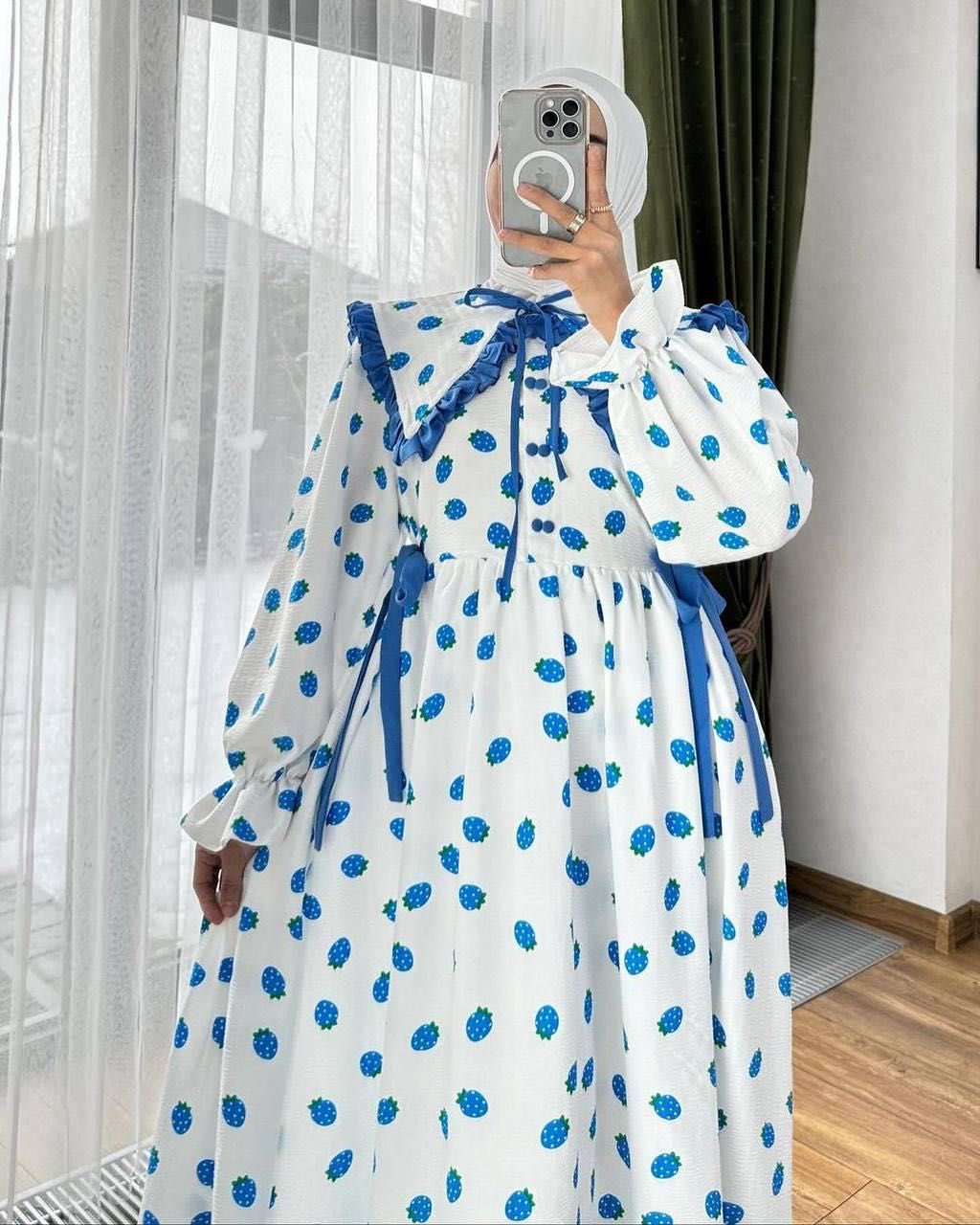 Платье клубника yangi koyne