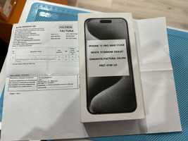 iPhone 15 Pro Max 512gb White Titanium Sigilat/Garantie 24 luni