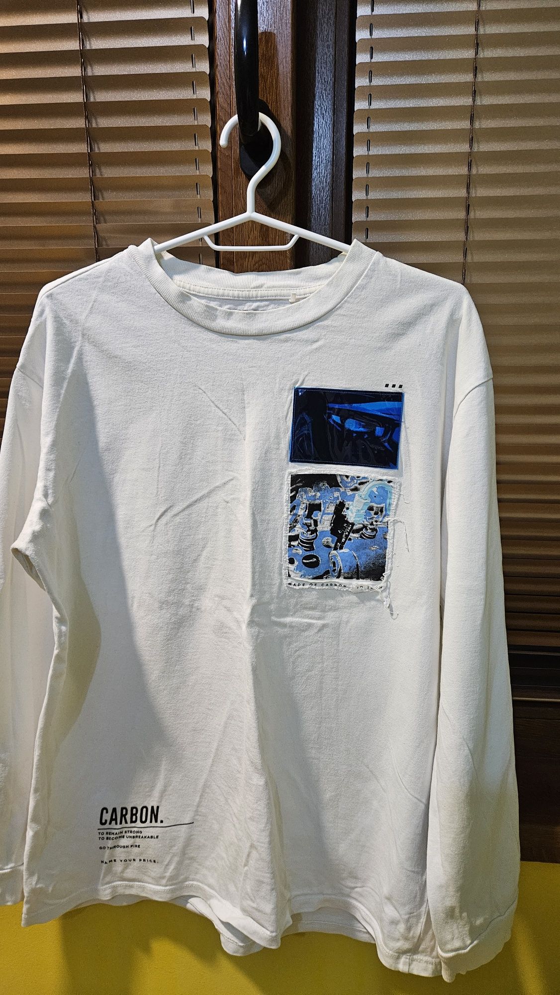 Бяла блуза Bershka