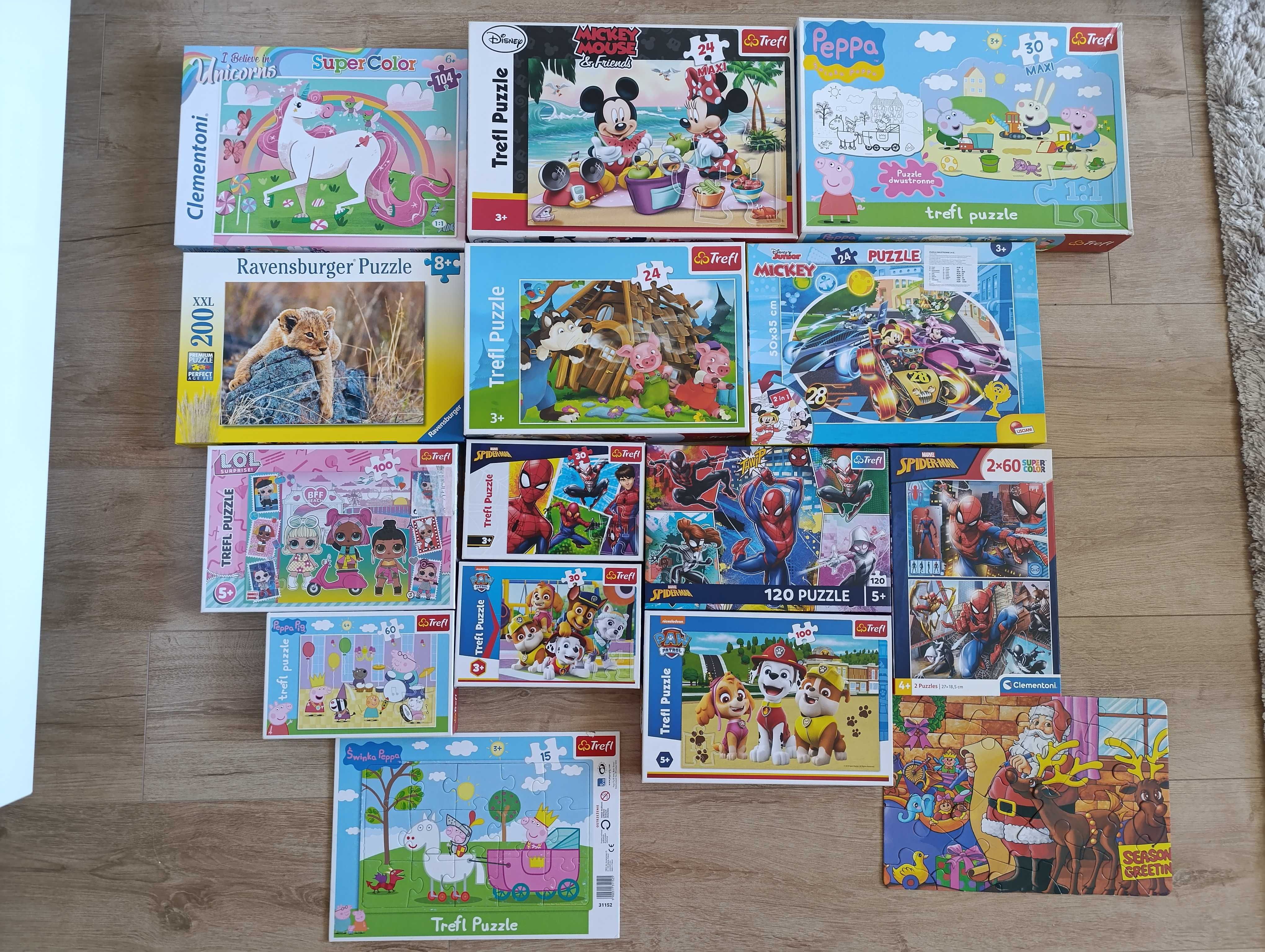 Пъзели Clementoni, Ravensburger, Trefl