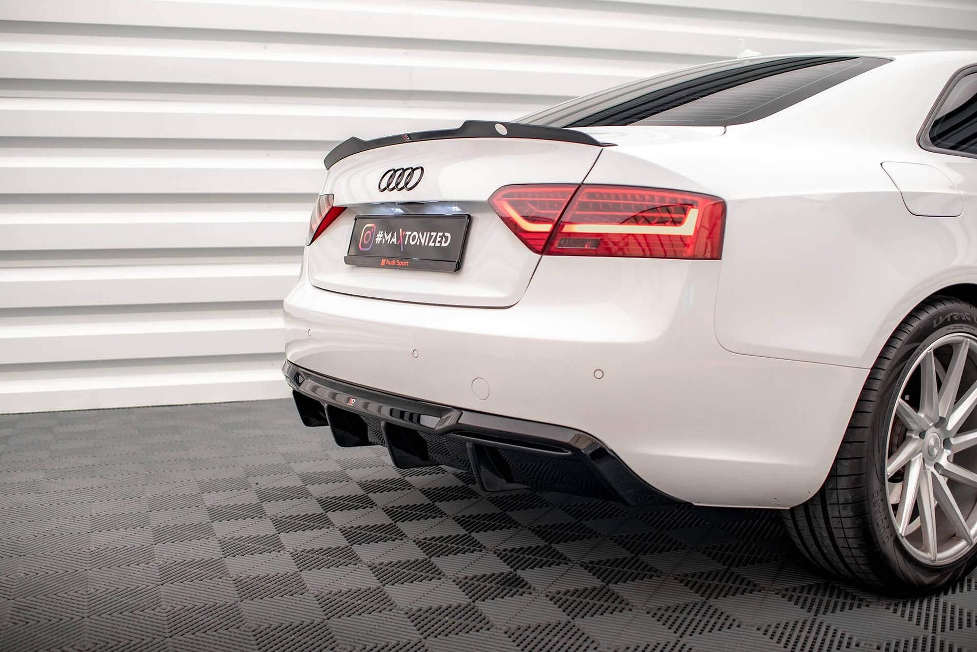 Дифузьор за задна броня maxton design за audi a5 8t (2011-2016)