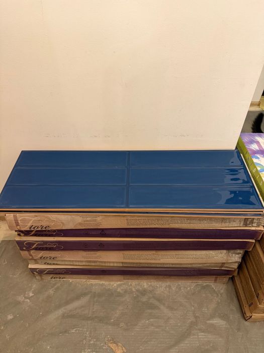 Faianță Faenza Blue Brick 25.5x75.5 – 7 cutii + 3 plăci (8.66 m²)