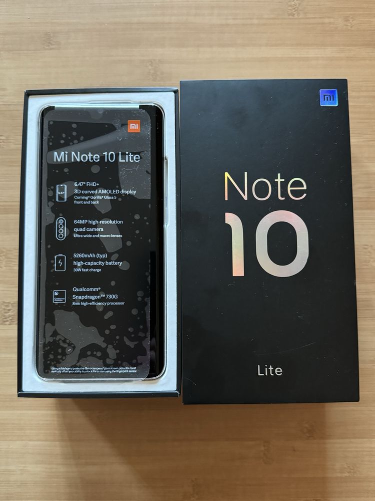 Mi Note 10 Lite Glacier White 6GB/128GB