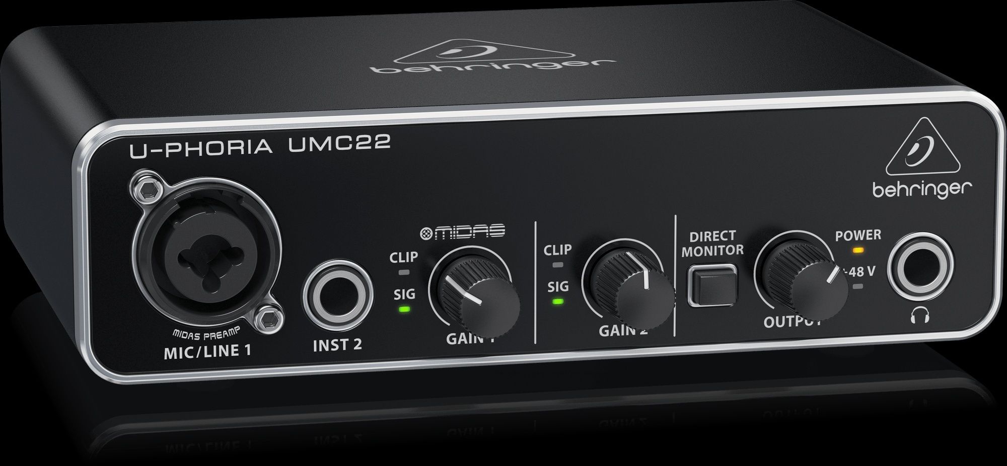 Behringer U-PHORIA UM2, UMC22, UMC202HD