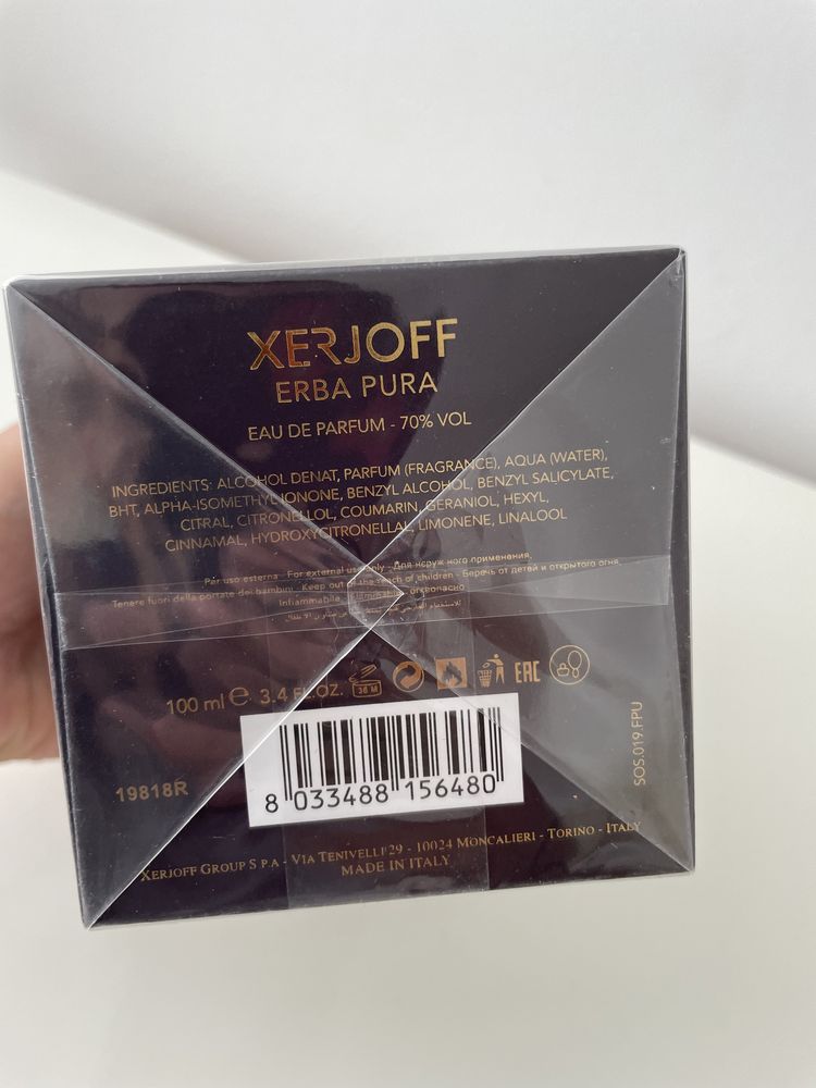 Xerjoff Erba Pura 100ml parfum