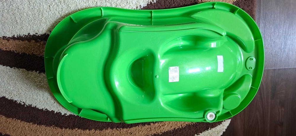 Cadita anatomica copii cu senzor de temperatura Tega baby verde