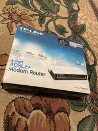 Вай фай роутер(модем) tp-link ADSL2+ 4-port
