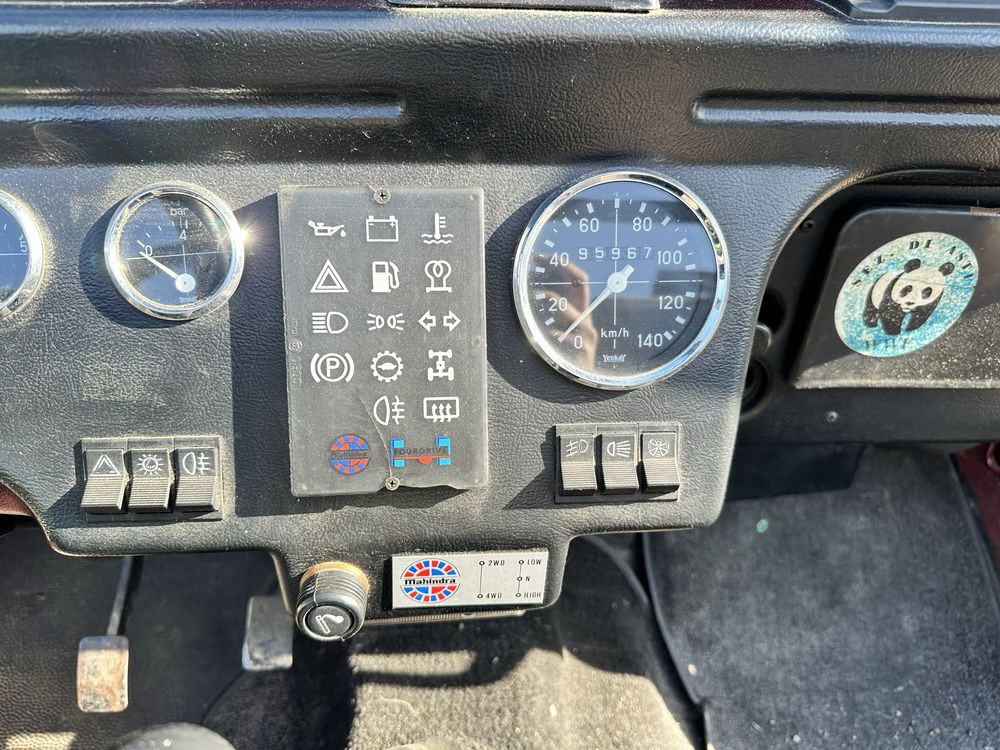 Mahindra CJ540, 4x4, 1990