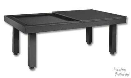 Билярдна маса с плот за хранене. 
Елегантен дизайн. В бяло или черно.