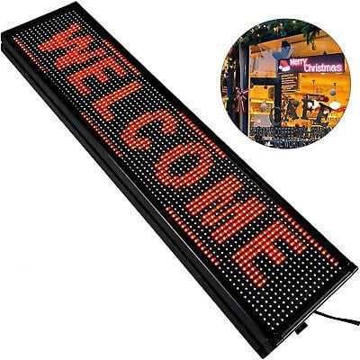 Reclama luminoasa LED 100x20 cm exterior / interior  USB, WiFi