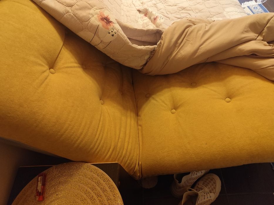 Canapea extensibilă din Metal foarte întreținută curată 2 Metri