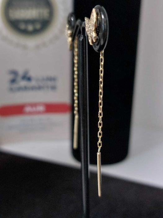 (AG33) Cercei Aur 14K / Garantie 2 ani.
