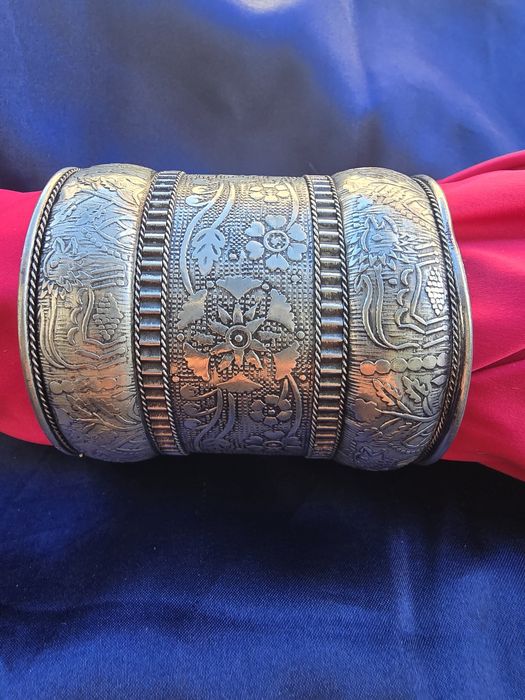 Brățară vintage stil etnic – Alpaca