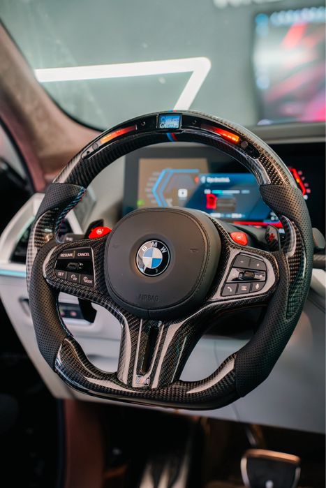 Volan BMW Carbon - Seria G - Race Display - Incalzire - Vibratii - TJA