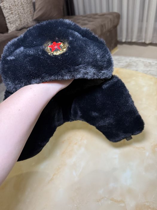 Caciula Blana Tip Rusesc Unisex