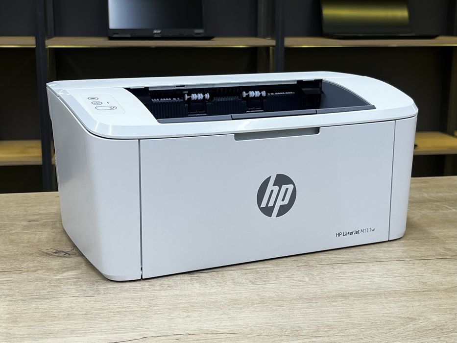 Лазерный принтер HP LaserJet M111w, черно-белый, А4, Wi-Fi, компактный