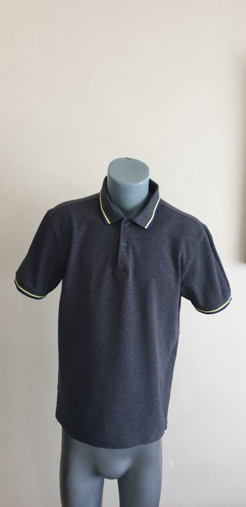 Fred Perry Pique Cotton Mens Size L ОРИГИНАЛ! Мъжка Тениска!