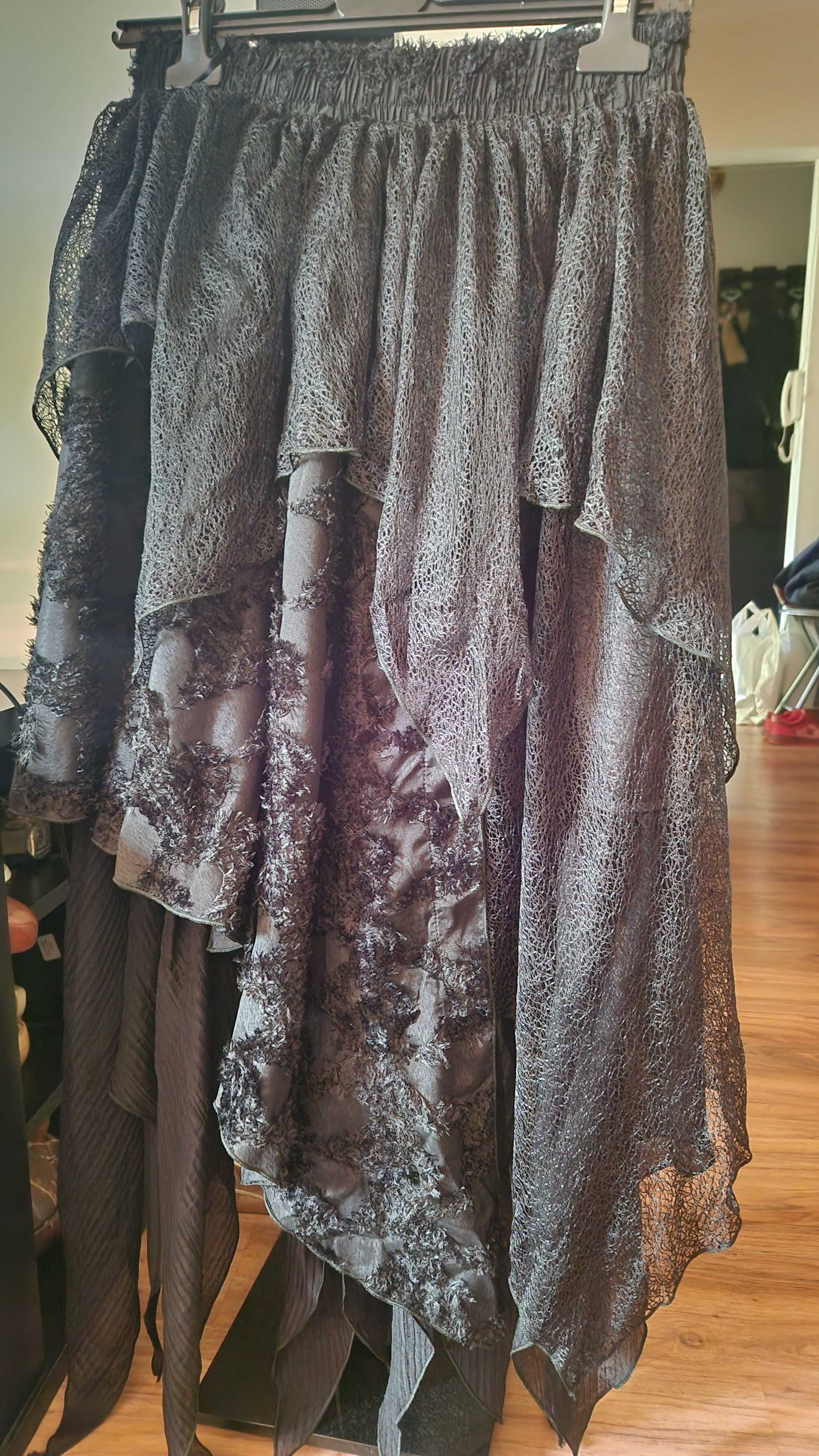 Fusta lunga gothic Dark in Love, marime S-M