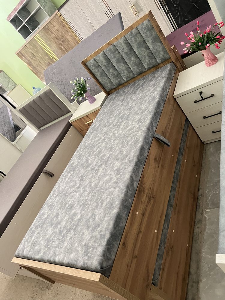 Кровать-сундук 93×210 | С матрасом и гарантией от производителя