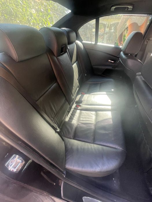 Черно кожено рекаро BMW e60 БМВ Е60 с подгрев 520d,525d,530d,530i,535d