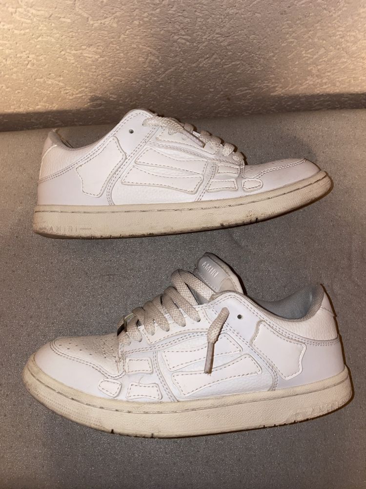 Amiri Skel-Bone Low White